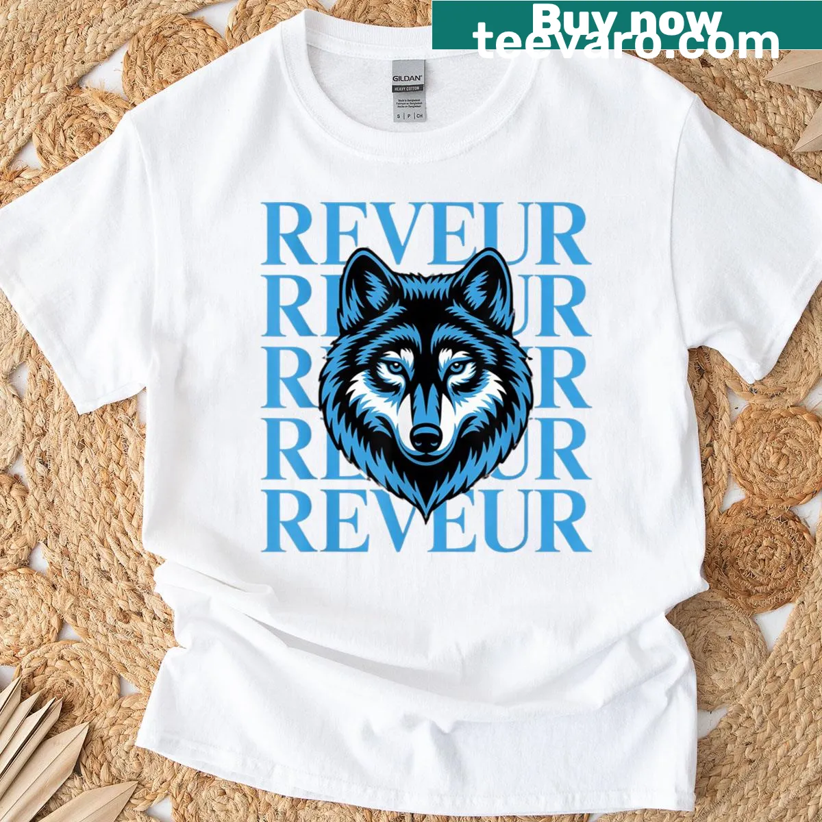 School spirit t-shirt with 'House Of Dreamers' text for RCA. — on a men's t-shirt