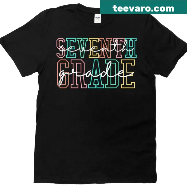 Seventh Grade Squad retro shirt for students' first day of school