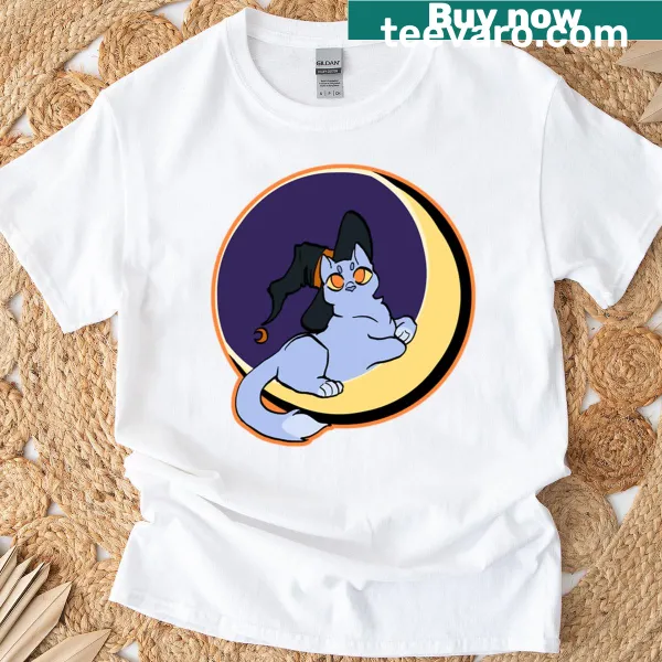 Minimalist silver moon graphic on a casual t-shirt