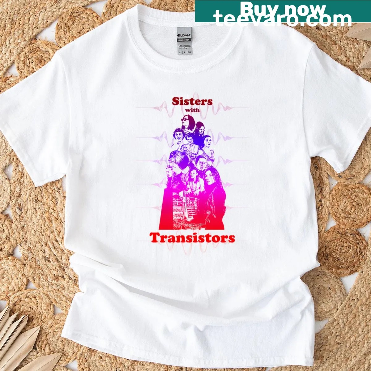Intricate gothic illustration of skeleton queen on shadowy throne — on a men's t-shirt