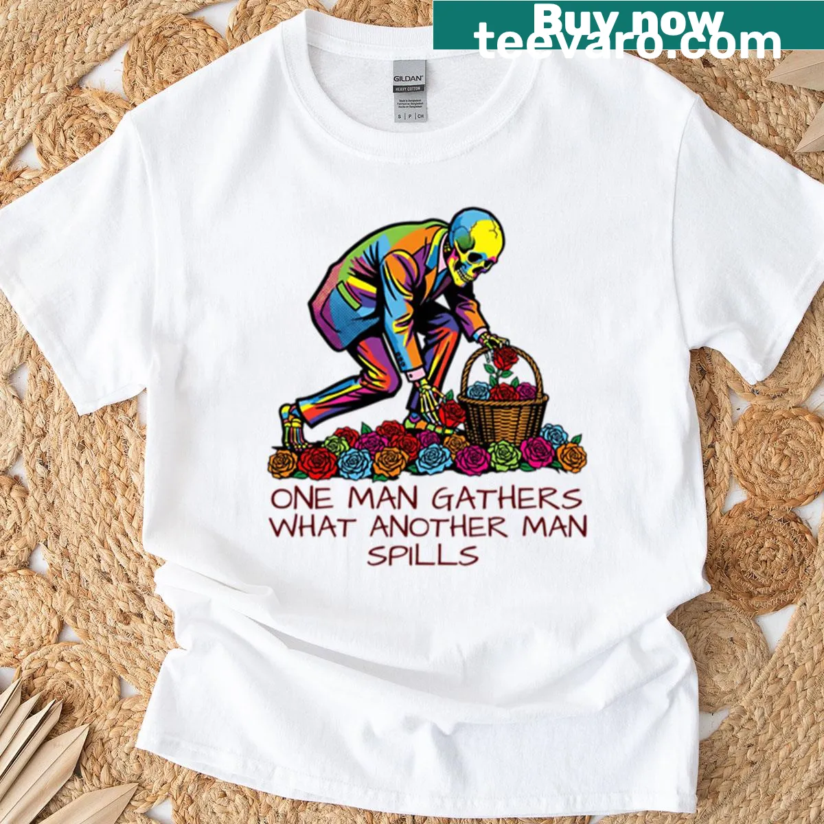 Elegant typography honoring St. Stephen on a t-shirt design — on a men's t-shirt