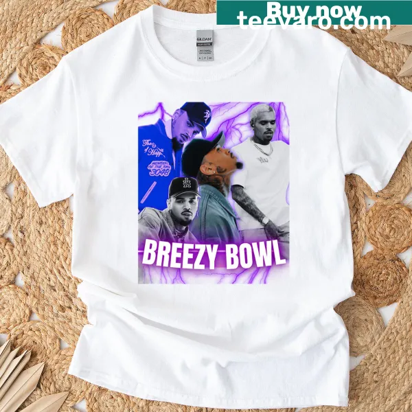 Minimalist hand-lettered T-shirt with Tiff Breezy B design