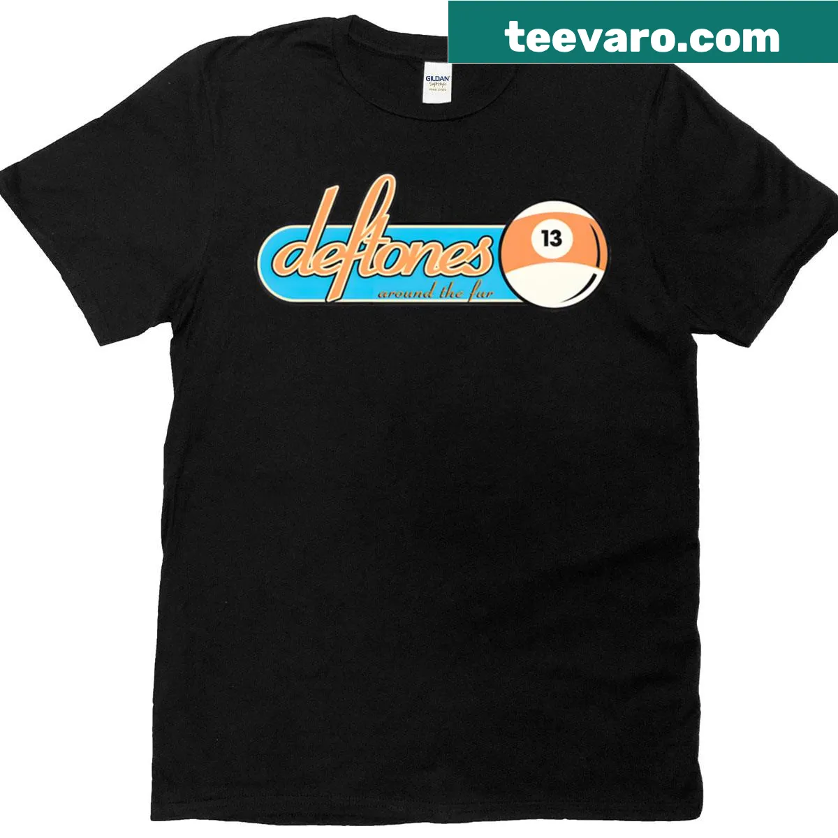 Vintage design t-shirt featuring the iconic 13 pool ball — on a men's t-shirt