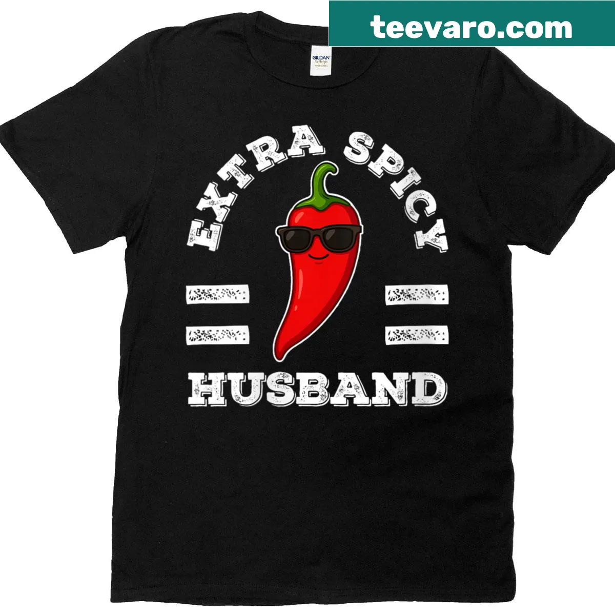 Foodie humor t-shirt featuring a chili pepper pun design — on a men's t-shirt