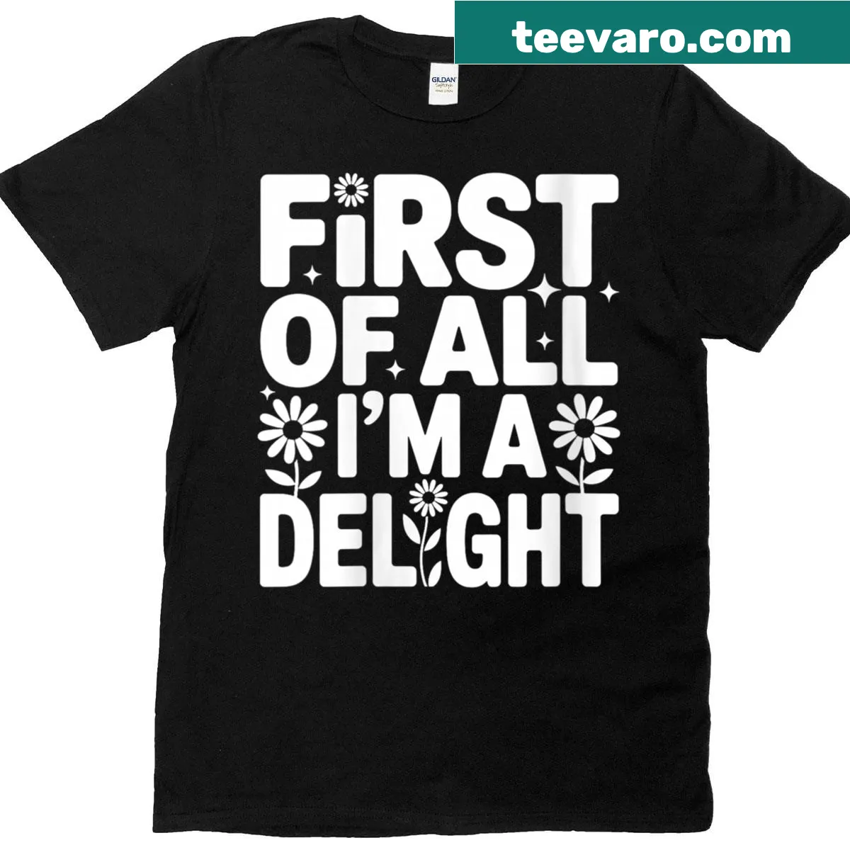 Positive affirmation t-shirt featuring cheerful message — on a men's t-shirt