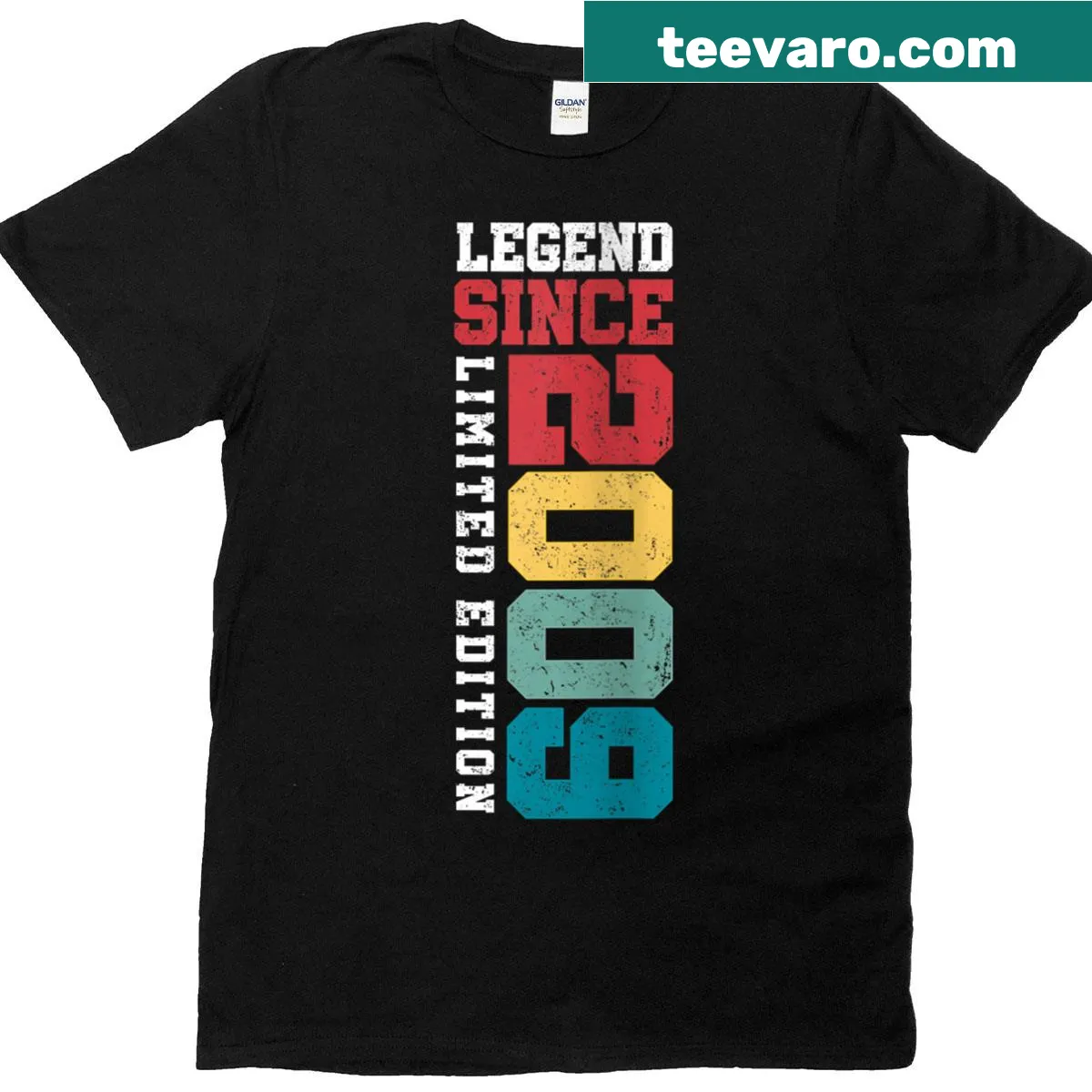 Vintage-style limited edition 16th birthday T-shirt for women — on a men's t-shirt