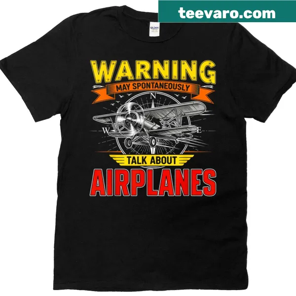 Funny aviation T-shirt with a humorous pilot-themed graphic