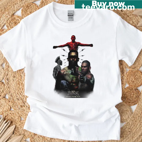 Graphic T-shirt celebrating Alex Pereira's fighting success