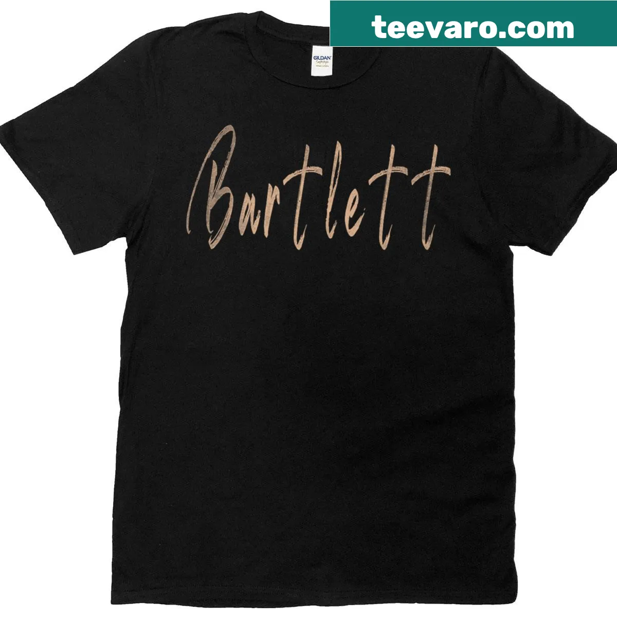 Elegant Bartlett Illinois t-shirt with vintage design — on a men's t-shirt