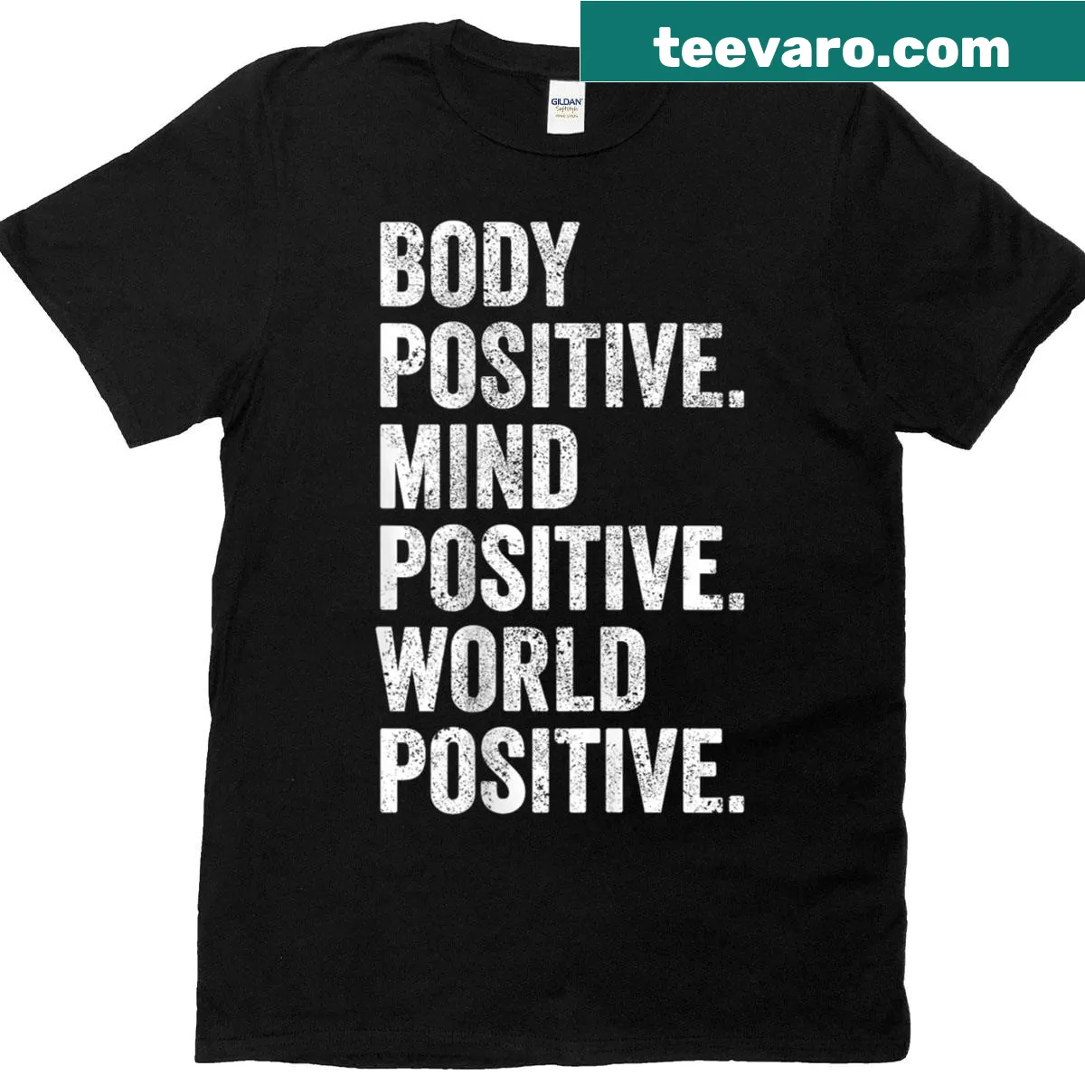 Inspirational quote T-shirt promoting self-love and positivity — on a men's t-shirt