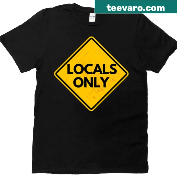 Vintage oversized t-shirt with Locals Only surf design