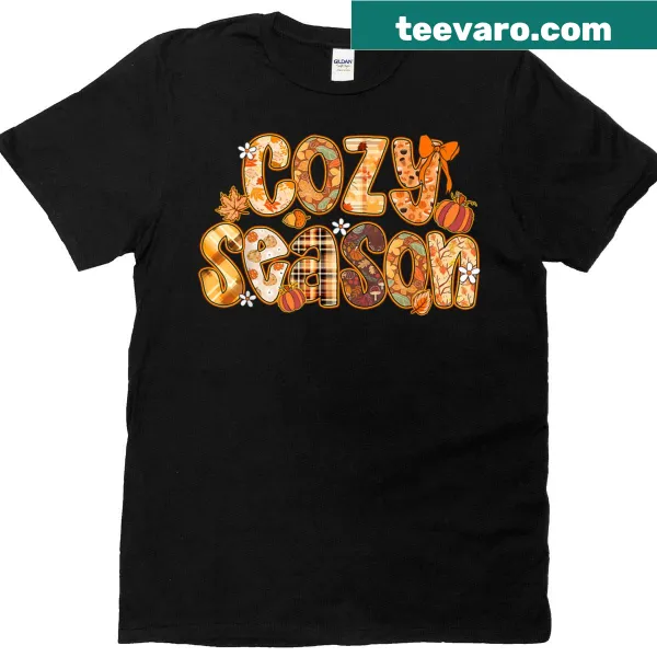 Cozy fall-themed T-shirt for the whole family