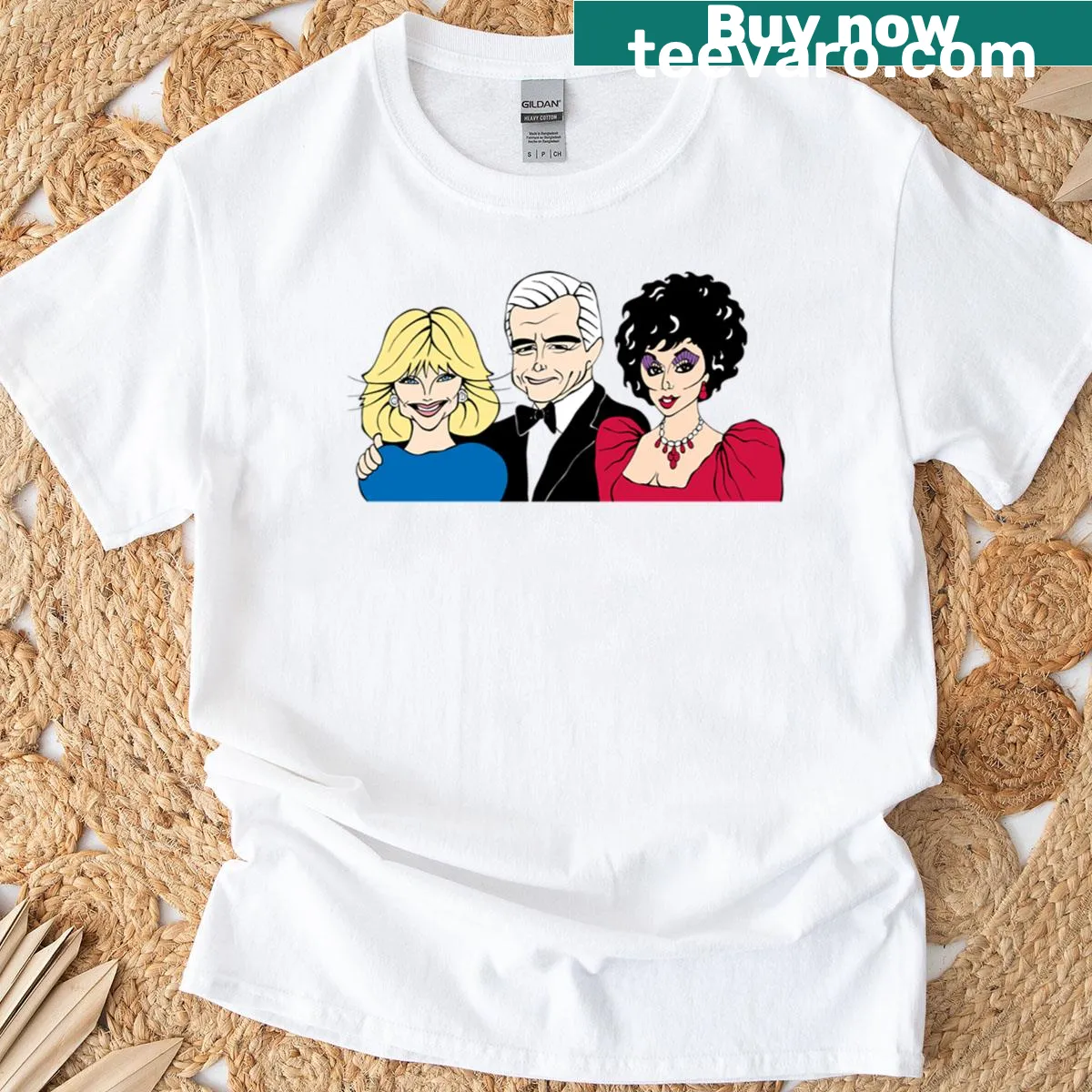 Funny soap opera fan art design on t-shirt — on a men's t-shirt