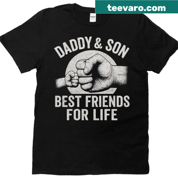 Vintage-style T-shirt with 'Best Friends For Life' text