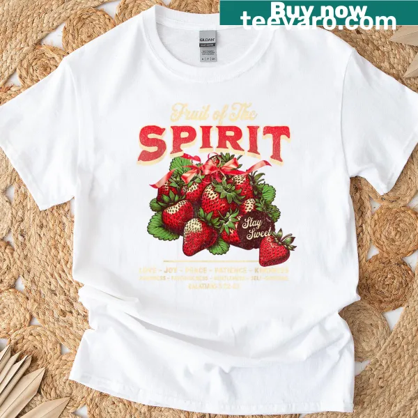 Bible verse typography T-shirt for women with Christian message