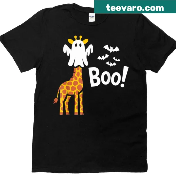 Cartoon giraffe in a Halloween costume for all ages