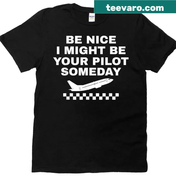 Funny T-shirt for aspiring pilots featuring an aviation-themed joke