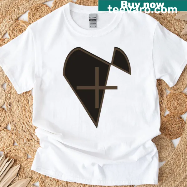 Gothic Gaming Crest T-shirt featuring an intricate emblem design