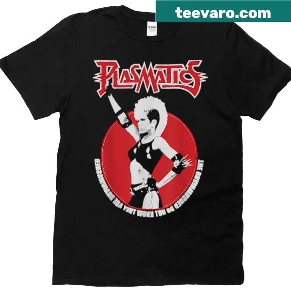 Vintage T-shirt featuring the fictional heavy metal band Plasmaticss