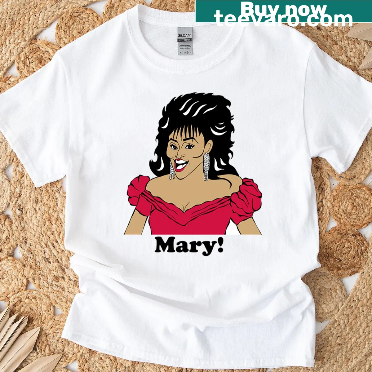 Fan art t-shirt featuring Jackee Harry as Sandra Clark from 227 — on a men's t-shirt
