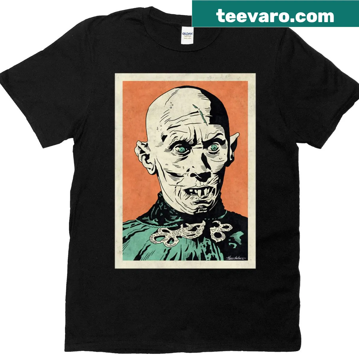 Vintage styled Salem's Lot t-shirt featuring Kurt Barlow graphic — on a men's t-shirt