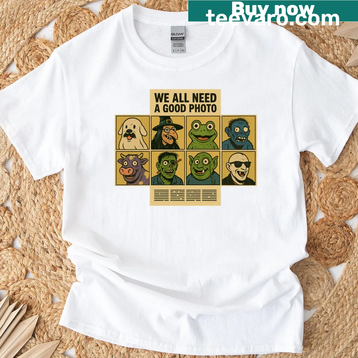 Funny t-shirt featuring the phrase 'Monsters With Good Style' in playful typography — on a men's t-shirt