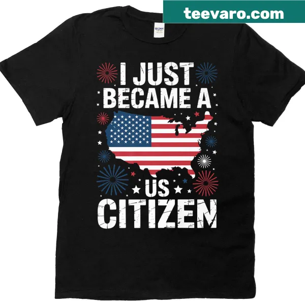 New American graphic tee celebrating U.S. citizenship