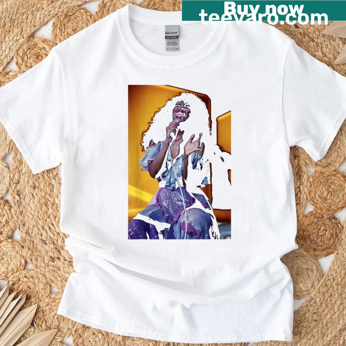 T-shirt honoring Donna Summer, the Queen of Disco — on a men's t-shirt