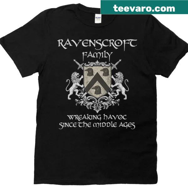 Vintage style family crest t-shirt for ancestry lovers