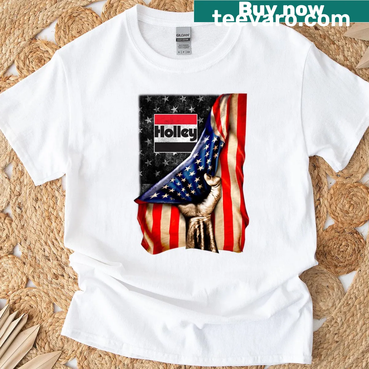 Oversized t-shirt featuring a vintage beer label design — on a men's t-shirt