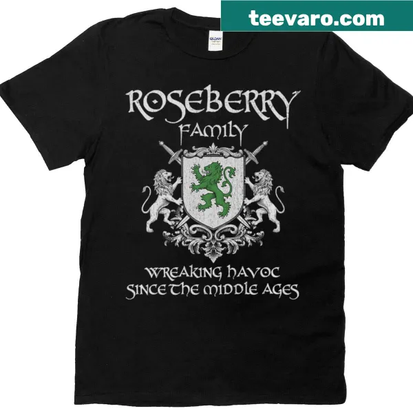 Vintage style family crest emblem T-shirt for ancestry lovers
