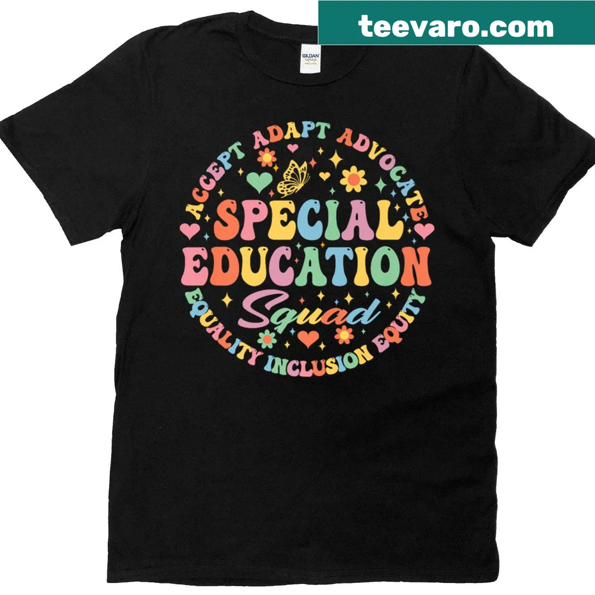 Back-to-school T-shirt for special education teachers with positive design — on a men's t-shirt