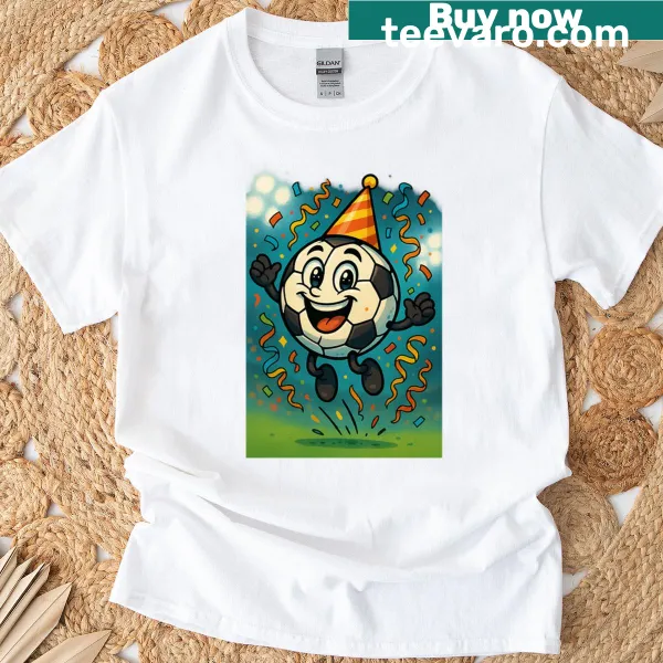 Graphic T-shirt featuring a celebration theme