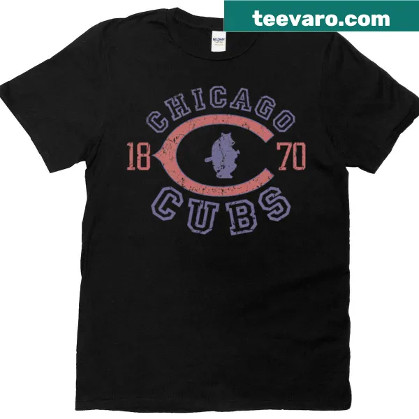 Vintage Chicago Bears retro t-shirt featuring the team emblem and established date