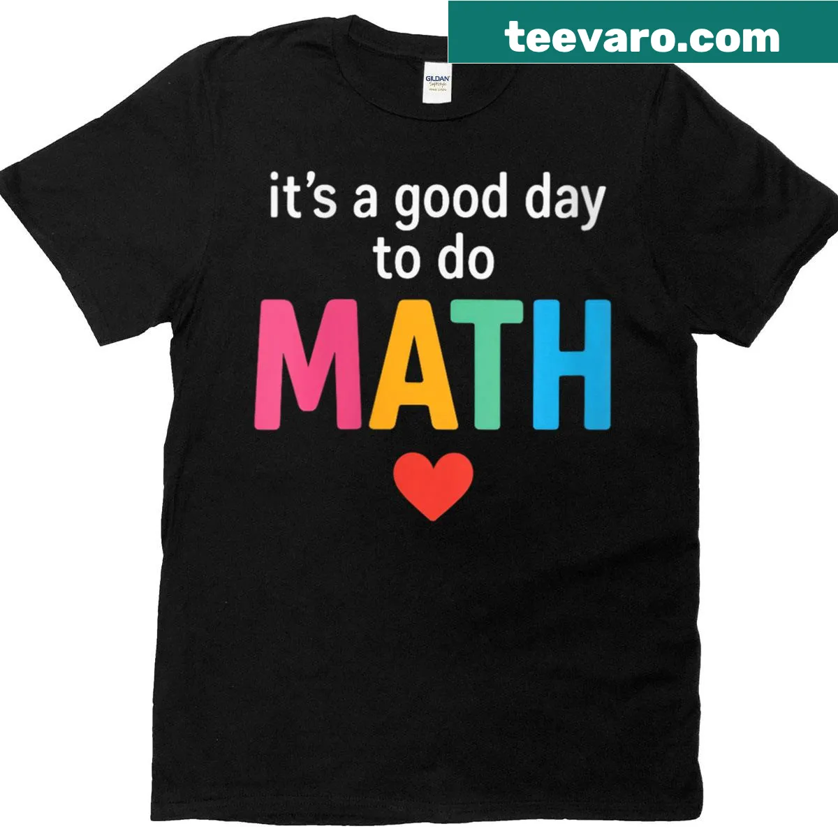 Funny teacher quote t-shirt about math for women — on a men's t-shirt
