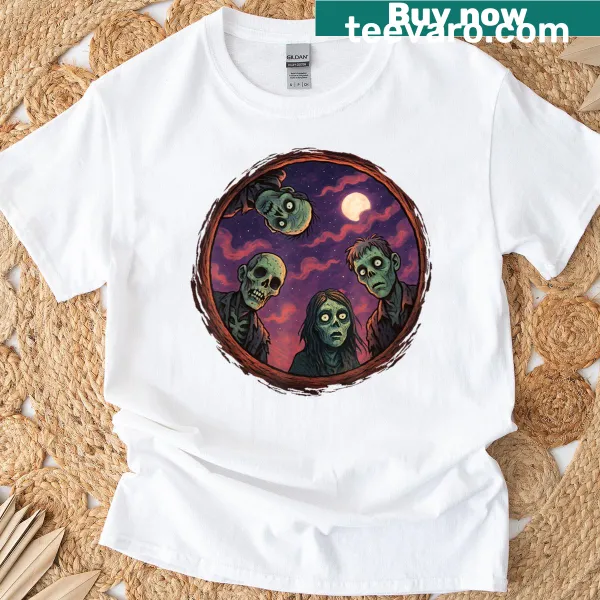 Funny Halloween Zombie Pit graphic T-shirt