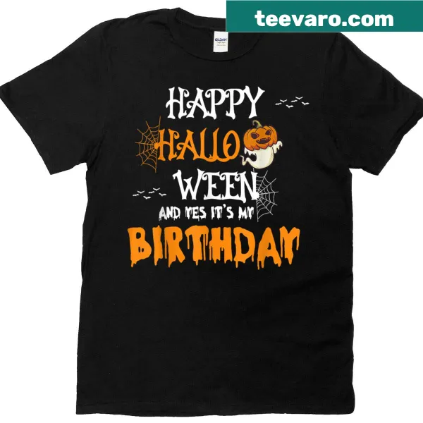 T-shirt celebrating Halloween birthdays