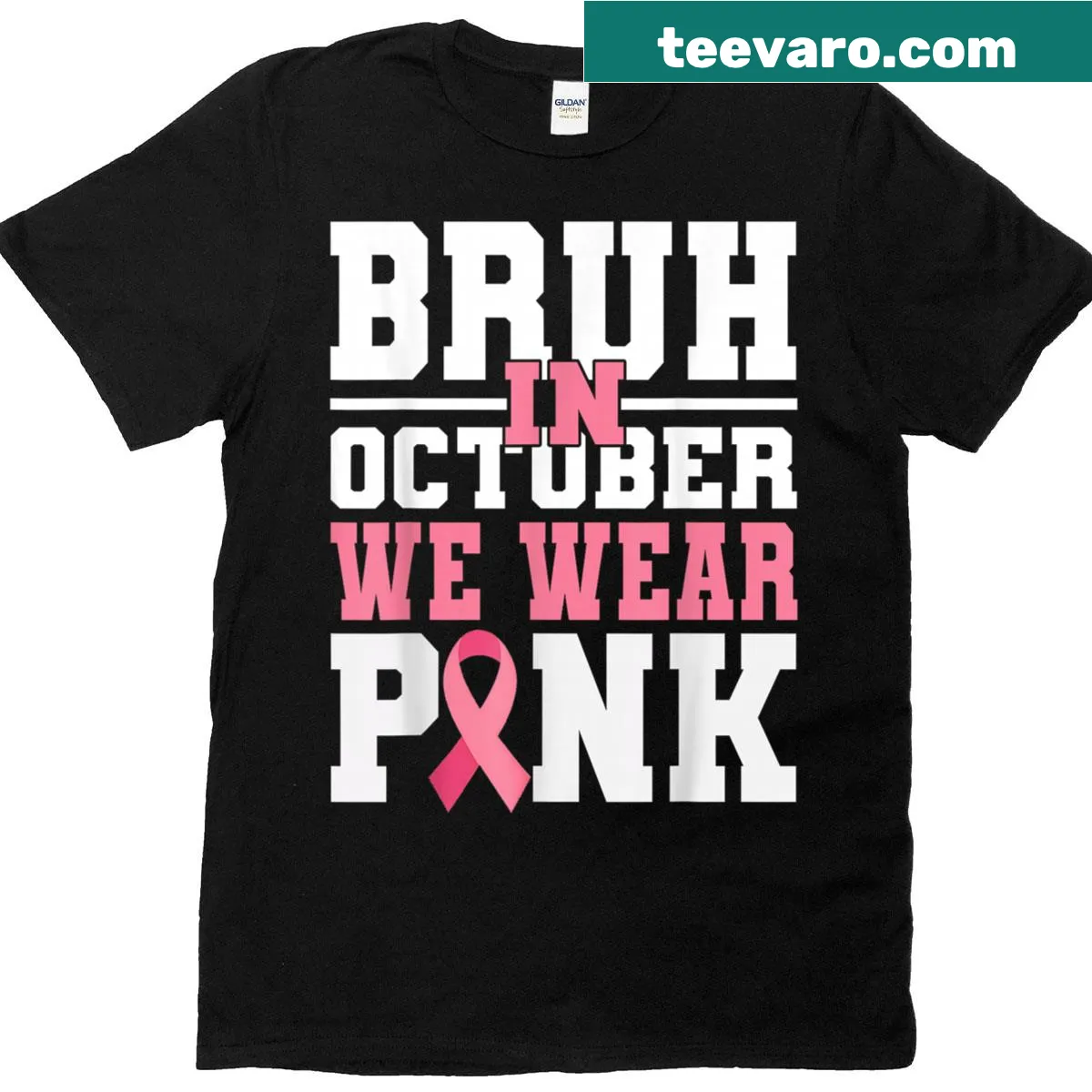 Kids t-shirt promoting breast cancer awareness with a playful message — on a men's t-shirt