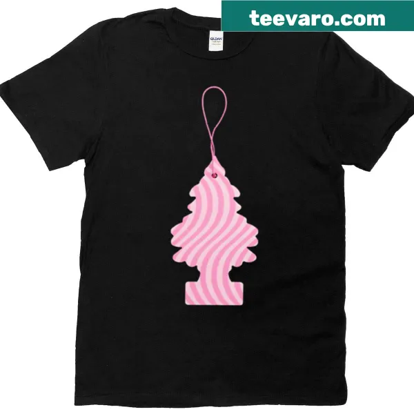 Funny T-shirt featuring a car air freshener design