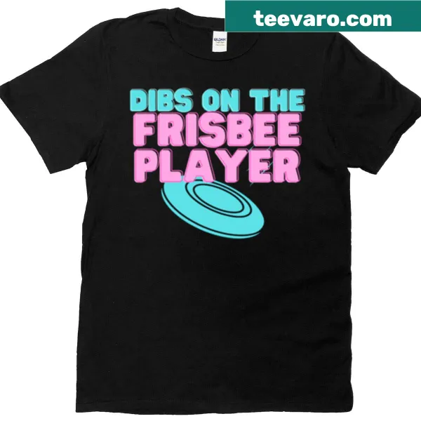 Illustration T-shirt of a frisbee player in action