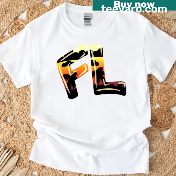 Fun palm tree graphic shirt for outdoor lovers