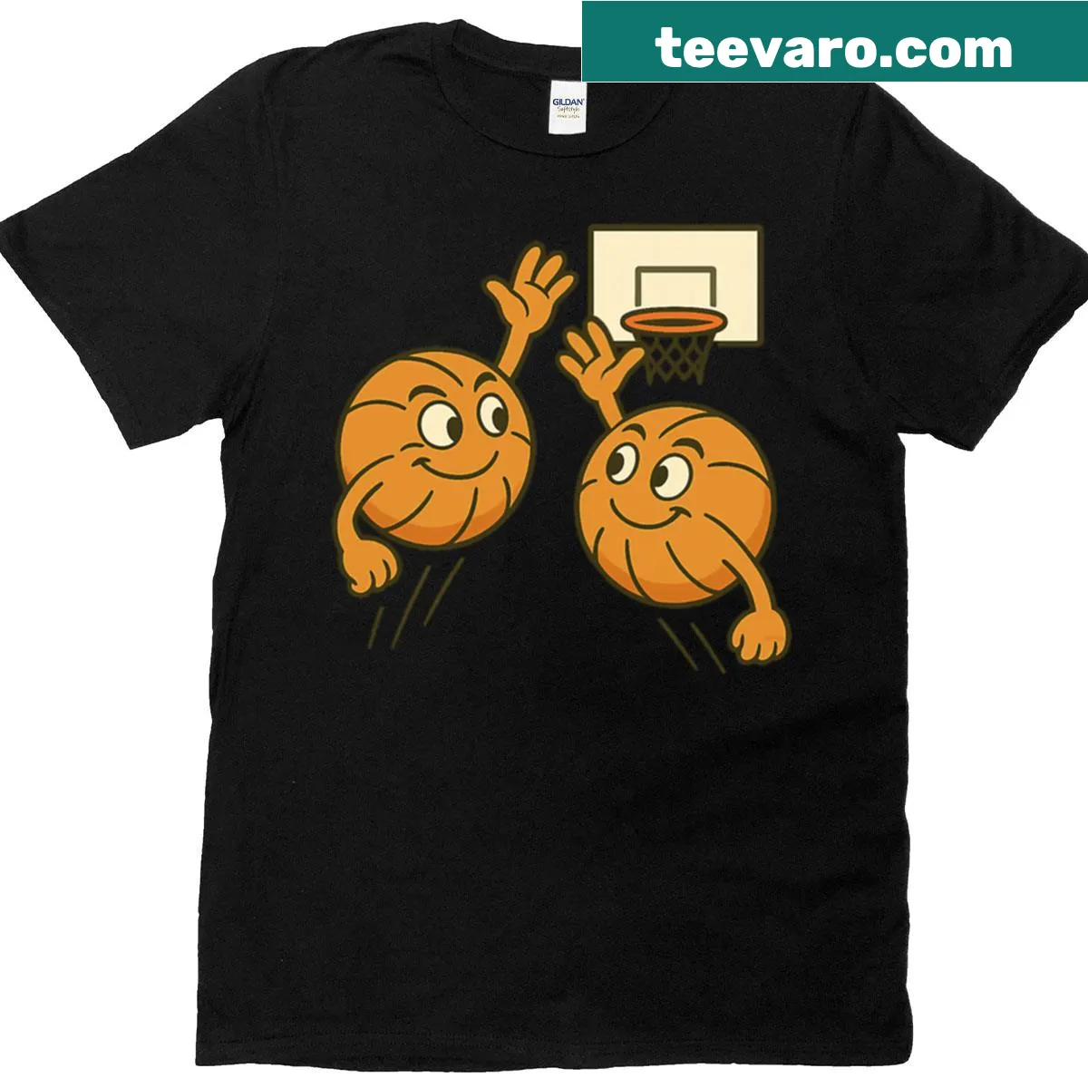 Funny T-shirt with 'Friendly Rebound Rumble' text — on a men's t-shirt