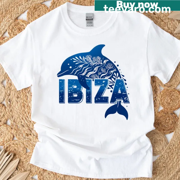 Illustration of a dolphin representing Ibiza and the Mediterranean