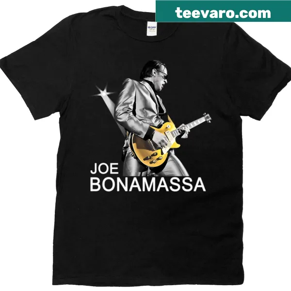 Illustrative T-shirt featuring Joe Bonamassa design