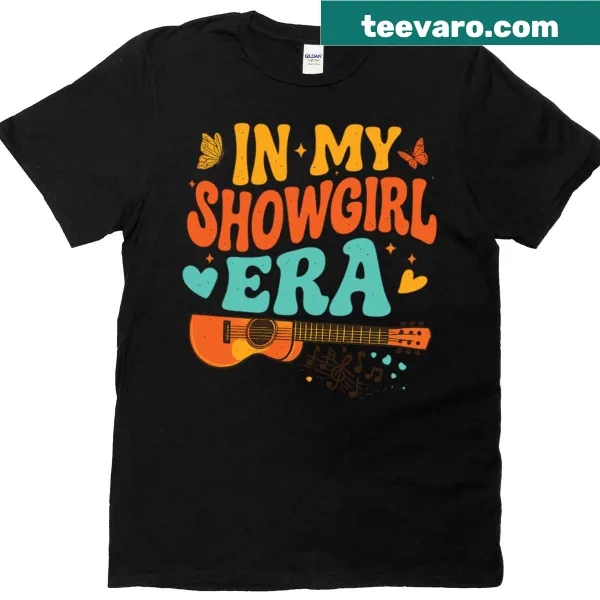 Typography shirt celebrating the life of a showgirl in motherhood