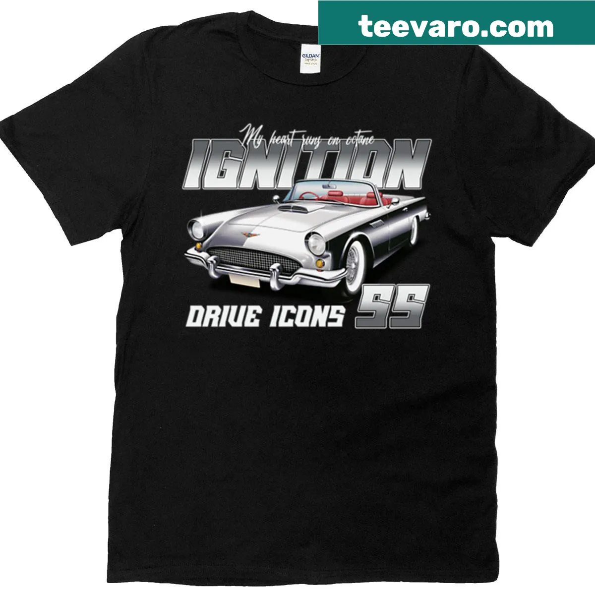 T-shirt for gamers and car enthusiasts with a fun driving theme — on a men's t-shirt