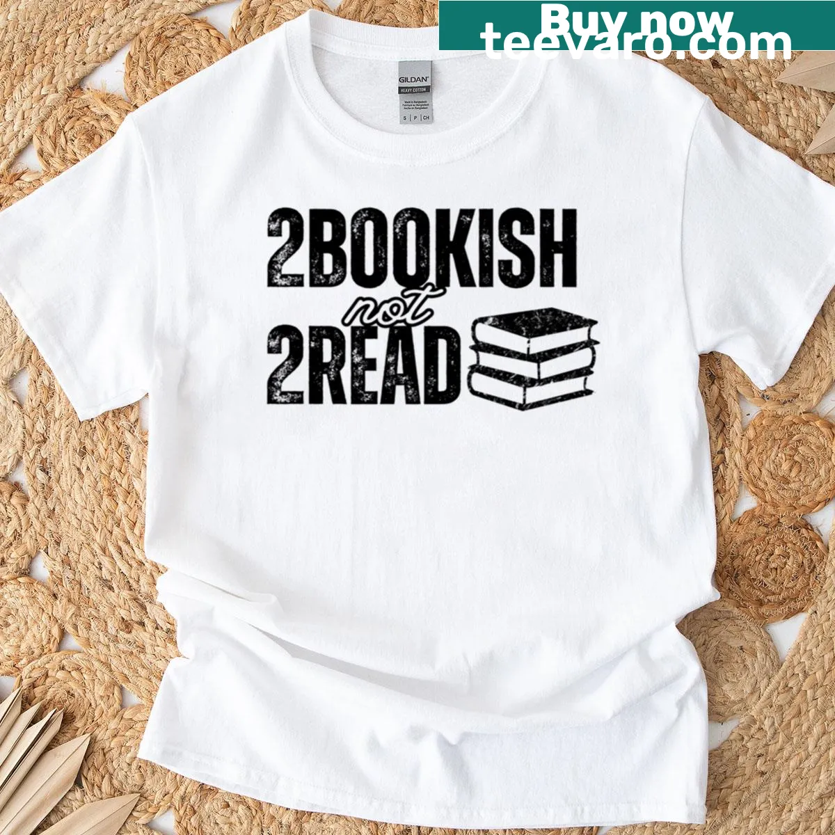 Sarcastic bookish text design on t-shirt — on a men's t-shirt