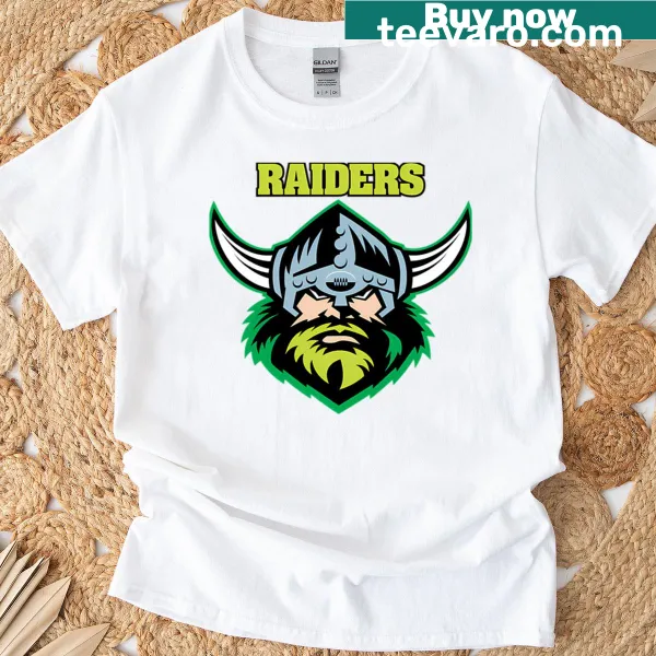 Bold shirt featuring the Raiders Canberra team branding