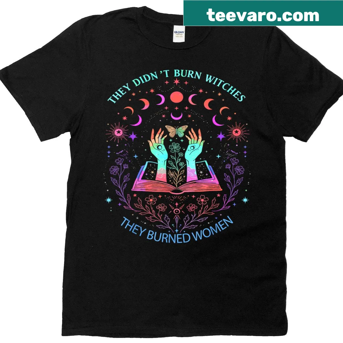 Powerful Halloween t-shirt with a message about women's rights and history — on a men's t-shirt
