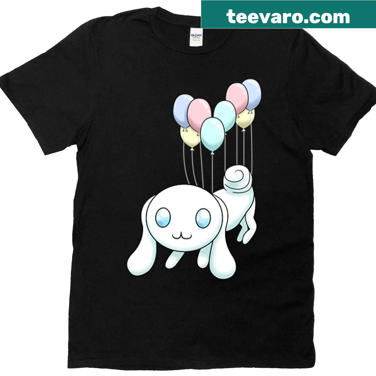 Cartoon Up Dogs cinnamon roll t-shirt — on a men's t-shirt